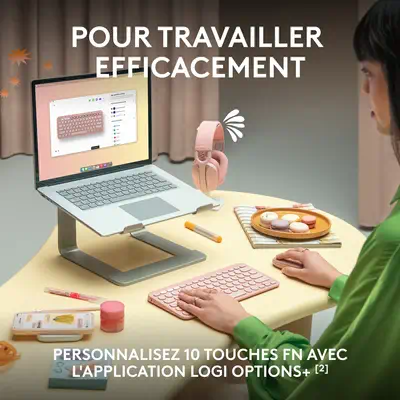 Logitech Pebble Keys 2 K380s Logitech - visuel 1 - hello RSE - CHANGEMENT DE DISPOSITIF FACILE