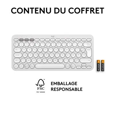 Logitech Pebble Keys 2 K380s Logitech - visuel 1 - hello RSE - DES OPTIONS À FOISON
