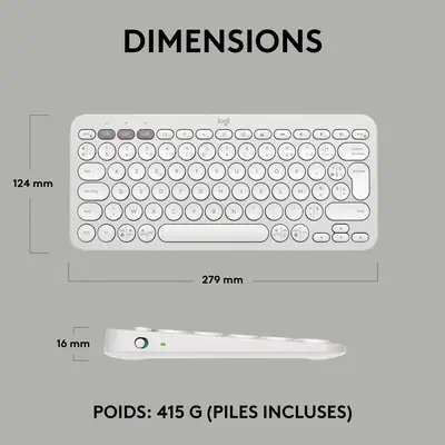 Logitech Pebble Keys 2 K380s Logitech - visuel 1 - hello RSE - LA VIE EST TROP COURTE POUR NE PAS S'AMUSER