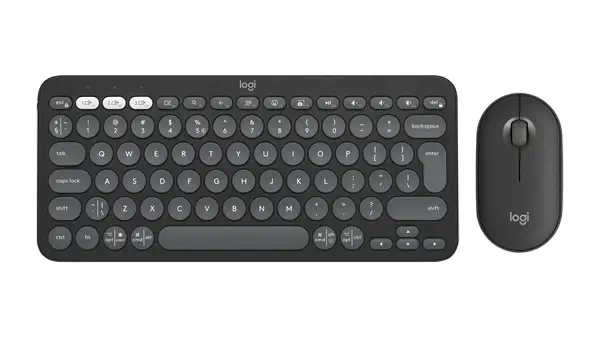 Logitech 920-012239 clavier Souris incluse Universel RF sans fil + Bluetooth QWERTY US International - Clavier - visuel 1