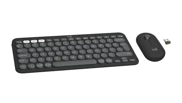 Logitech 920-012239 clavier Souris incluse Universel RF sans fil + Bluetooth QWERTY US International - Clavier - visuel 3