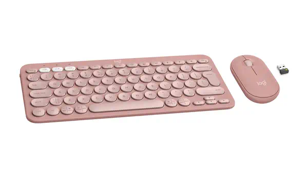 Logitech 920-012241 clavier Souris incluse Universel RF sans fil + Bluetooth QWERTY US International - Clavier - visuel 3