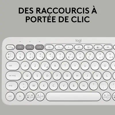 Logitech 920-012240 clavier Souris incluse Universel RF sans fil + Bluetooth QWERTY US International - Clavier - visuel 6