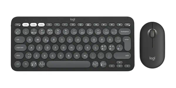 Logitech 920-012257 clavier Souris incluse Universel RF sans fil + Bluetooth QWERTY Nordique Graphit - Clavier - visuel 6