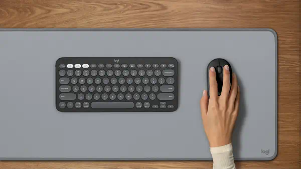 Logitech 920-012257 clavier Souris incluse Universel RF sans fil + Bluetooth QWERTY Nordique Graphit - Clavier - visuel 8