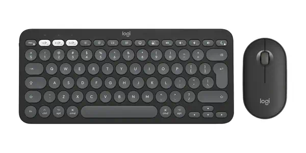 Logitech 920-012244 clavier Souris incluse Universel RF sans fil + Bluetooth QWERTY US International - Clavier - visuel 8