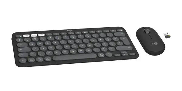Logitech 920-012244 clavier Souris incluse Universel RF sans fil + Bluetooth QWERTY US International - Clavier - visuel 2