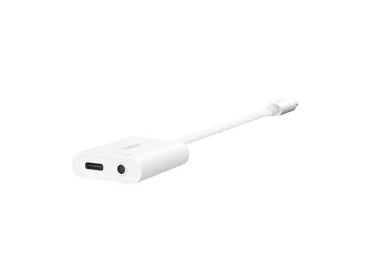 BELKIN Rockstar 3.5mm Audio + USB-C Charge Adapter - Belkin - Câble USB - visuel 1