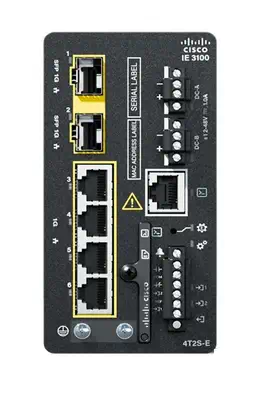 Cisco Catalyst IE3100 Géré L2 Gigabit Ethernet (10/100/1000) Noir - Switchs et Hubs - visuel 1