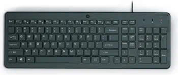 Avantages HP 150 WD KBD FR clavier Universel USB Noir