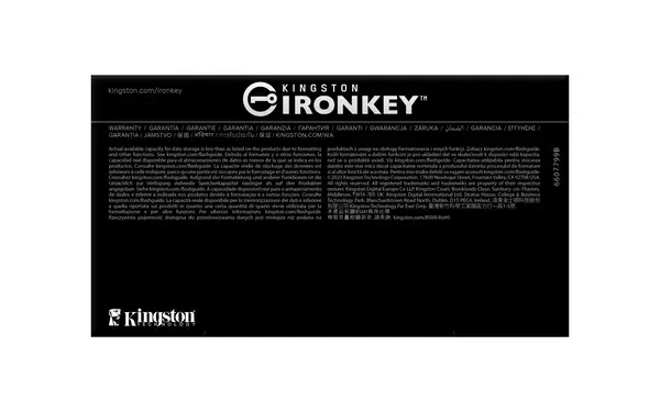 256 Go IronKey D500S FIPS 140-3 Lvl 3 AES-256 - Kingston - Adaptateur stockage - visuel 7