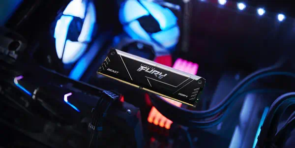 64GB 3200MT/s DDR4 CL16 DIMM (Kits de 2) FURY Beast RGB - Kingston - Mémoire - visuel 7