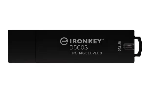 512 Go IronKey D500S FIPS 140-3 Lvl 3 AES-256 - Kingston - Adaptateur stockage - visuel 1