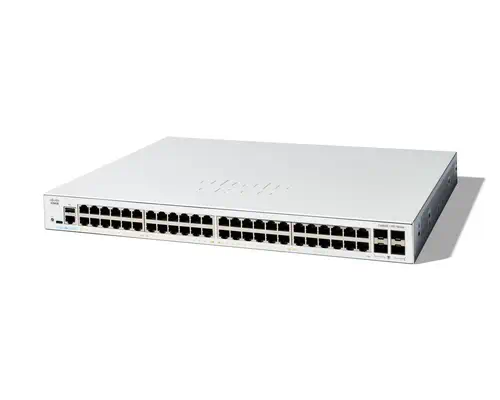 Cisco C1300-48T-4G commutateur réseau Géré L2/L3 Gigabit Ethernet (10/100/1000) Blanc - Switchs et Hubs - visuel 1