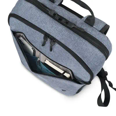 DICOTA Slim Eco MOTION 35,8 cm (14.1") Sac à dos Bleu - Dicota - Sacoche & Housse - visuel 6