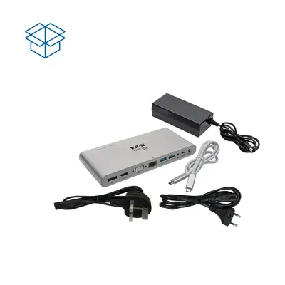 Tripp Lite U442-DOCK4-INT station d'accueil Avec fil USB Tripp Lite - visuel 1 - hello RSE - Alimentation électrique efficace