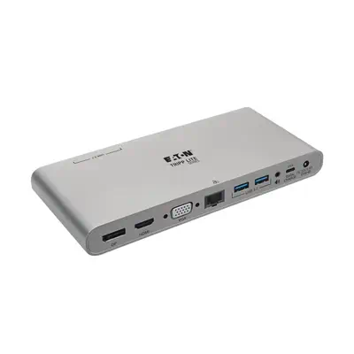 Tripp Lite U442-DOCK4-INT station d'accueil Avec fil USB 3.2 Gen 2 (3.1 Gen 2) Type-C Gris - Station d'accueil pour portable - visuel 1