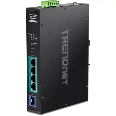 Trendnet TI-PGM541 commutateur réseau Gigabit Ethernet (10/100/1000) Noir - Switchs et Hubs - visuel 1