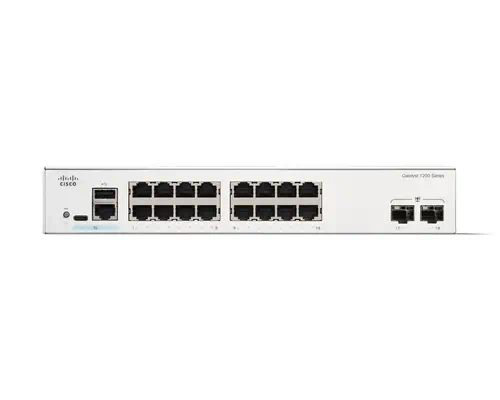 Cisco C1200-16T-2G commutateur réseau Géré L2/L3 Gigabit Ethernet Cisco - visuel 1 - hello RSE - PORTS DU COMMUTATEUR