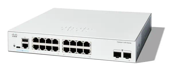 Cisco C1200-16T-2G commutateur réseau Géré L2/L3 Gigabit Ethernet (10/100/1000) Blanc - Switchs et Hubs - visuel 3