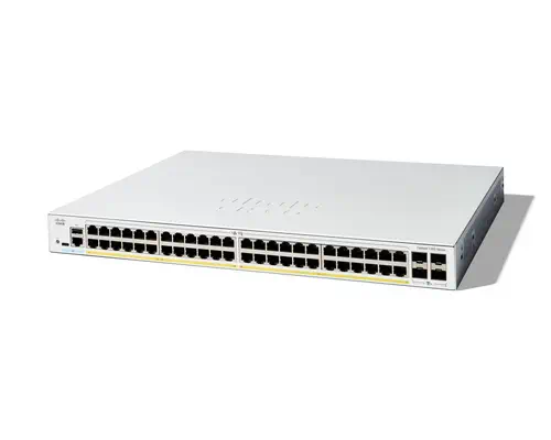 Cisco C1300-48P-4X commutateur réseau Géré L2/L3 Gigabit Ethernet (10/100/1000) Blanc - Switchs et Hubs - visuel 1