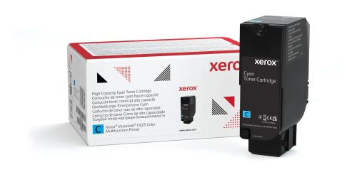 Revendeur officiel Toner XEROX VersaLink C625 Cyan High Capacity Toner Cartridge 16.000 Pages