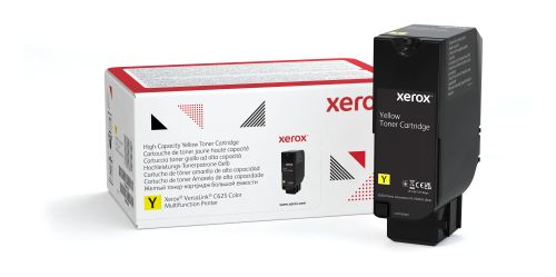 Revendeur officiel XEROX VersaLink C625 Yellow High Capacity Toner Cartridge