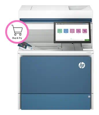 Imprimante multifonction HP Color LaserJet Enterprise Flow 6800zf - Multifonctions Laser - visuel 10