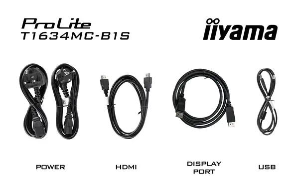 iiyama ProLite T1634MC-B1S écran plat de PC 39,6 cm (15.6") 1920 x 1080 pixels Full HD LED Écran tac - Ecran Ordinateur - visuel 10