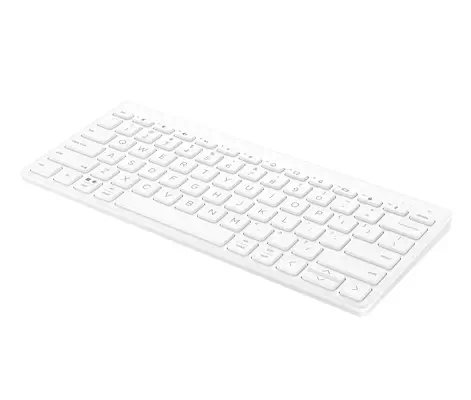 350 WHT Compact Multi-Devic - Tastatur - Bluetooth HP - visuel 1 - hello RSE - Contient des plastiques recyclés