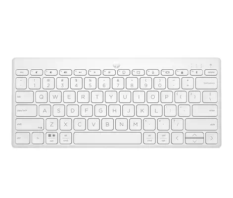 350 WHT Compact Multi-Devic - Tastatur - Bluetooth 5 - HP - Clavier - visuel 5