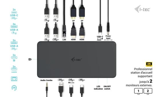 Achat I-TEC USB 3.0 USB-C Thunderbolt 3 Professional Dual sur hello RSE - visuel 5