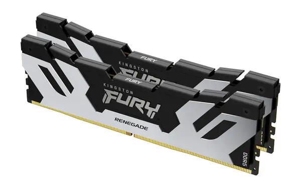 96 Go 6000 MT/s DDR5 CL32 DIMM (kit de 2) FURY Renegade Argent XMP - Kingston - Mémoire - visuel 1