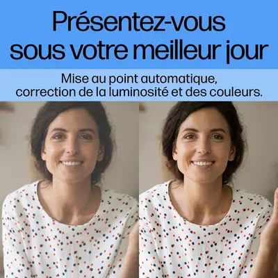 Webcam FHD HP 430 HP - visuel 1 - hello RSE - Deux microphones intégrés
