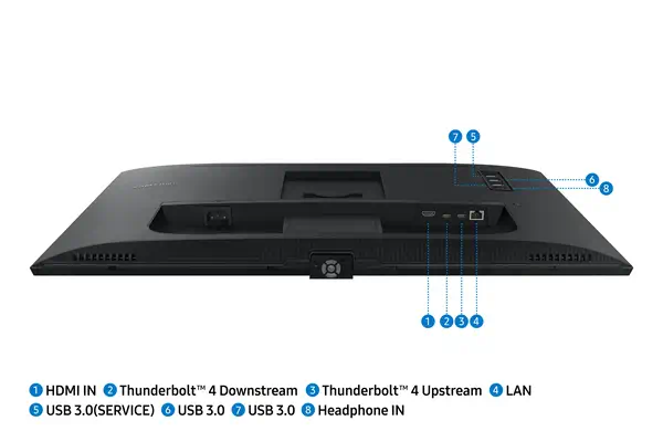 27" ViewFinity S8 S80TB UHD Monitor Samsung - visuel 1 - hello RSE - Maximiser le confort, minimiser les distractions