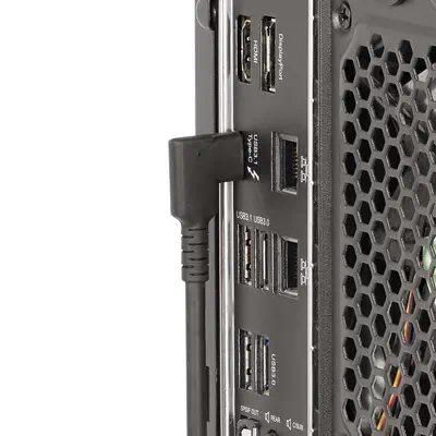 StarTech Câble USB-C Robuste à Angle Droit de 1m, USB 3.2 - visuel 9