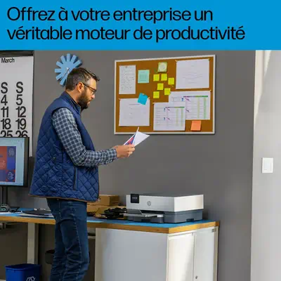 OfficeJet Pro 9110b Sans fil Couleur Imprimante, Impression recto-verso - HP - Imprimante Jet d'encre et photo - visuel 2