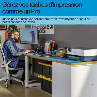 OfficeJet Pro 9110b Sans fil Couleur Imprimante, Impression recto-verso - HP - Imprimante Jet d'encre et photo - visuel 5