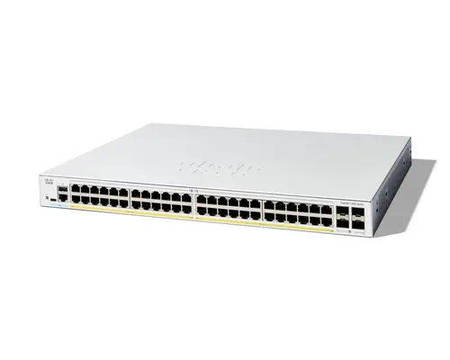 Cisco C1300-48FP-4G commutateur réseau Géré L2/L3 Gigabit Ethernet (10/100/1000) Blanc - Switchs et Hubs - visuel 1