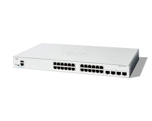 Cisco C1200-24T-4G commutateur réseau Géré L2/L3 Gigabit Ethernet (10/100/1000) Blanc - Switchs et Hubs - visuel 1