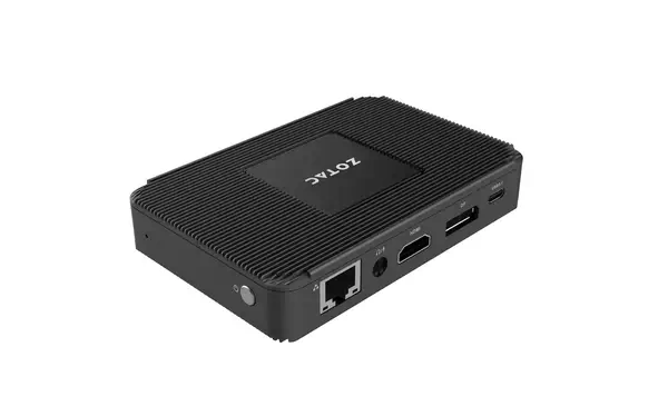 Zotac ZBOX PI336-W5C Intel® Celeron® N6211 4 Go LPDDR4-SDRAM 128 Go eMMC Windows 11 Pro Mini PC Noir - Unité Centrale - visuel 2