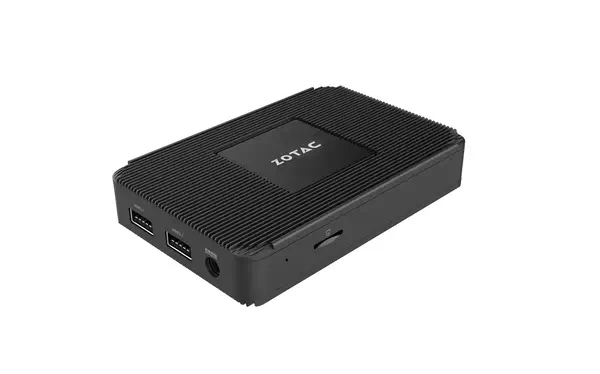 Zotac ZBOX PI336-W5C Intel® Celeron® N6211 4 Go LPDDR4-SDRAM 128 Go eMMC Windows 11 Pro Mini PC Noir - Unité Centrale - visuel 1