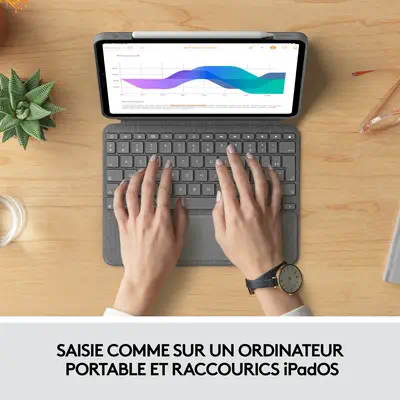 Combo Touch for iPad Pro 11-inch (1st, 2nd, and 3rd generation) - Logitech - Accessoires Tablette - visuel 10