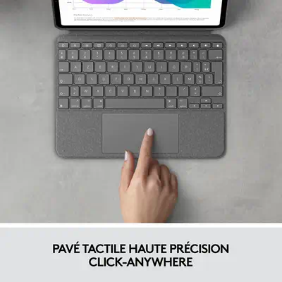 Combo Touch for iPad Pro 11-inch (1st, 2nd, and 3rd generation) - Logitech - Accessoires Tablette - visuel 8