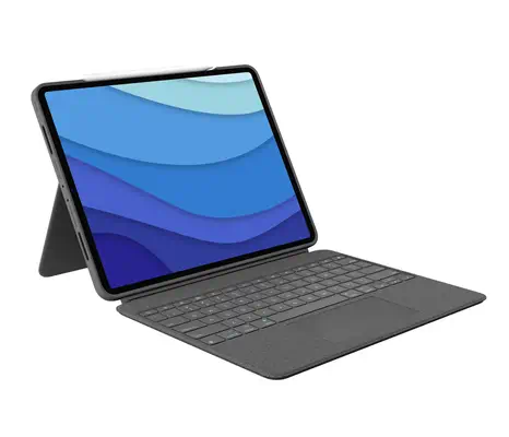 Logitech 920-010213 clavier pour tablette QWERTY Nordique Smart Connector Gris - Etui et Housse - visuel 2