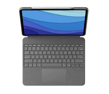 Logitech 920-010213 clavier pour tablette QWERTY Nordique Smart Connector Gris - Etui et Housse - visuel 3