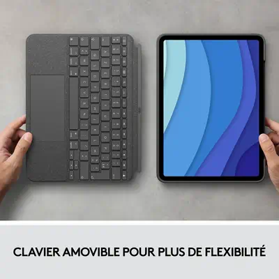 Combo Touch for iPad Pro 11-inch (1st, 2nd, and 3rd generation) - Logitech - Accessoires Tablette - visuel 8