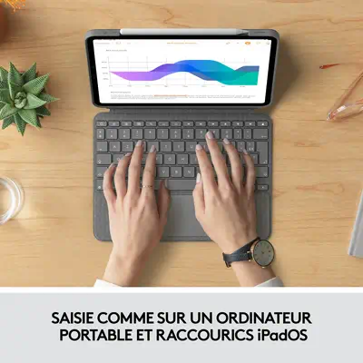 Combo Touch for iPad Pro 11-inch (1st, 2nd, and 3rd generation) - Logitech - Accessoires Tablette - visuel 10