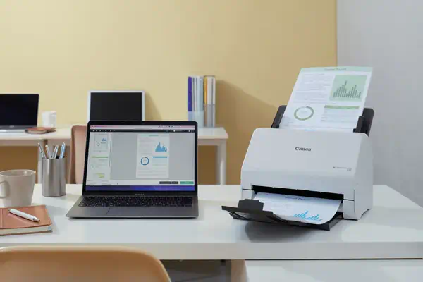 Canon imageFORMULA R30 Chargeur automatique de documents + Scanner à feuille 600 x 600 DPI A4 Blanc - visuel 7