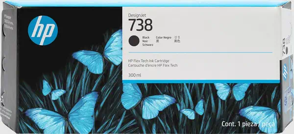 Cartouche d’encre DesignJet HP 738, noir, 300 ml - Cartouches d'encre - visuel 1